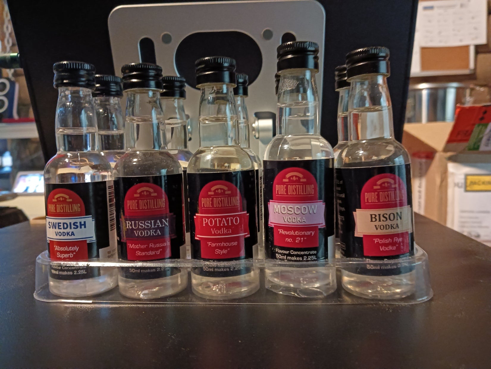 Vodka Sampler